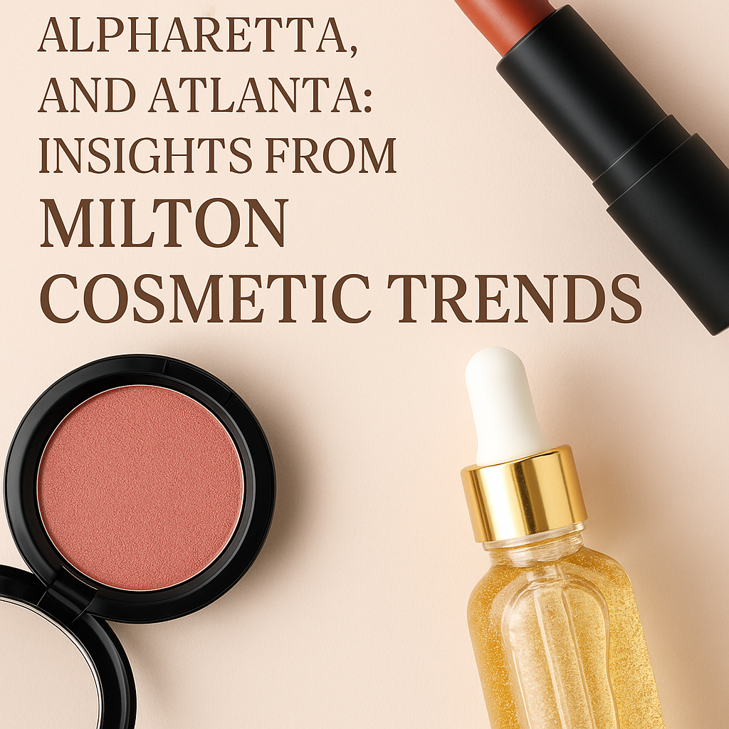 Milton cosmetic trends illustration for Top Cosmetic Trends in Milton, Alpharetta, and Atlanta: Insights from Milton Cosmetic